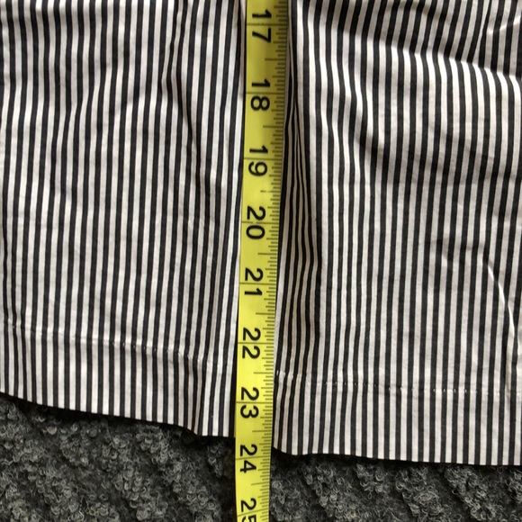 Calvin Klein Black and White Striped Blouse - Picture 8 of 9